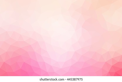 Pink polygonal illustration, which consist of triangles. Geometric background in Origami style with gradient. Triangular design for your business.