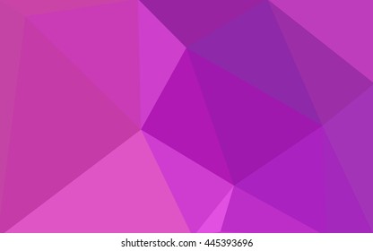 Pink polygonal illustration, which consist of triangles. Geometric background in Origami style with gradient. Triangular design for your business.