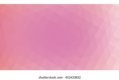 Pink polygonal illustration, which consist of triangles. Geometric background in Origami style with gradient. Triangular design for your business.