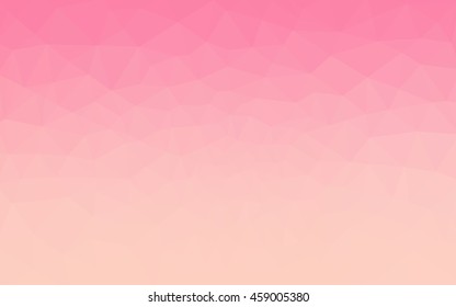 Pink polygonal illustration, which consist of triangles. Geometric background in Origami style with gradient. Triangular design for your business.