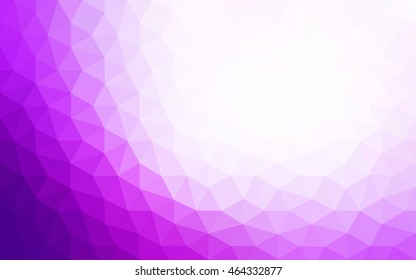 Pink polygonal illustration, which consist of triangles. Geometric background in Origami style with gradient. Triangular design for your business.