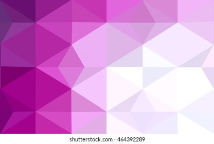 Pink polygonal illustration, which consist of triangles. Geometric background in Origami style with gradient. Triangular design for your business.