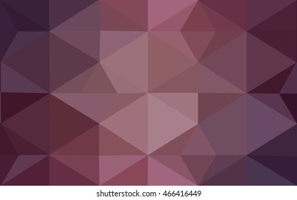 Pink polygonal illustration, which consist of triangles. Geometric background in Origami style with gradient. Triangular design for your business.