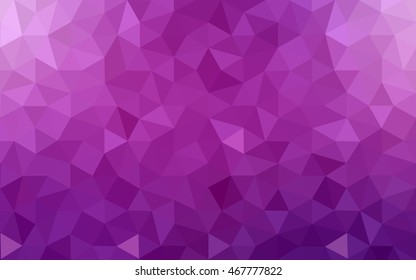 Pink polygonal illustration, which consist of triangles. Geometric background in Origami style with gradient. Triangular design for your business.