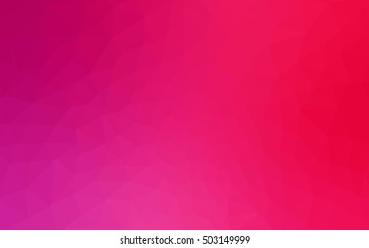 Pink polygonal illustration, which consist of triangles. Geometric background in Origami style with gradient. Triangular design for your business.