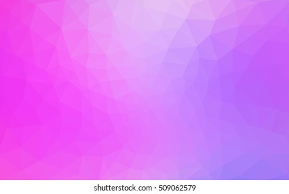 Pink polygonal illustration, which consist of triangles. Geometric background in Origami style with gradient. Triangular design for your business.