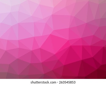 Pink Polygonal Mosaic Background