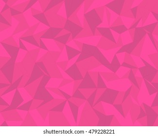 Pink Polygonal Mosaic Background