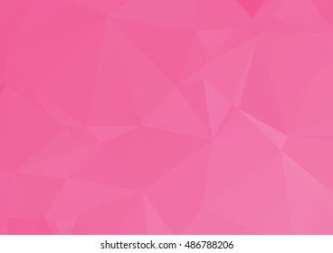 Pink Polygonal Mosaic Background