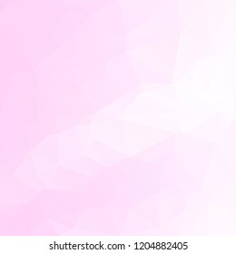 Pink Polygonal Mosaic Background, Creative Design Templates