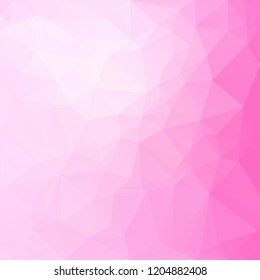 Pink Polygonal Mosaic Background, Creative Design Templates