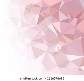 Pink Polygonal Mosaic Background, Creative Design Templates