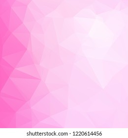 Pink Polygonal Mosaic Background, Creative Design Templates