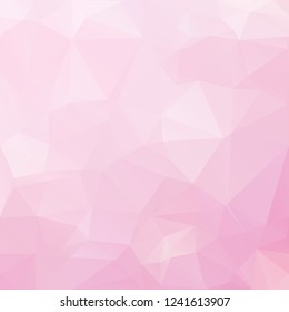Pink Polygonal Mosaic Background, Creative Design Templates