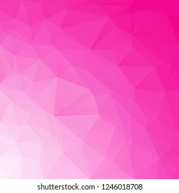 Pink Polygonal Mosaic Background, Creative Design Templates