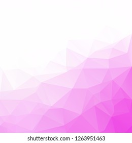 Pink Polygonal Mosaic Background, Creative Design Templates