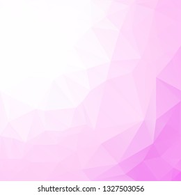 Pink Polygonal Mosaic Background, Creative Design Templates