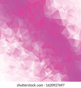 Pink Polygonal Mosaic Background, Creative Design Templates