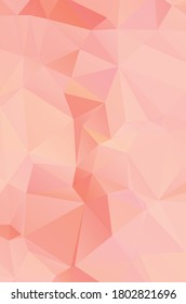 Pink Polygonal Mosaic Background, Creative Design