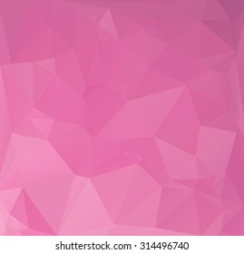 Pink Polygonal Mosaic Background, Creative Design Templates