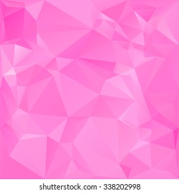 Pink Polygonal Mosaic Background, Creative Design Templates