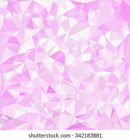 Pink Polygonal Mosaic Background, Creative Design Templates