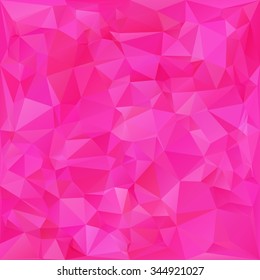 Pink Polygonal Mosaic Background, Creative Design Templates