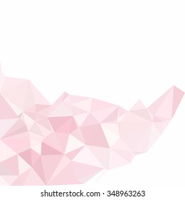 Pink Polygonal Mosaic Background, Creative Design Templates