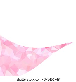 Pink Polygonal Mosaic Background, Creative Design Templates