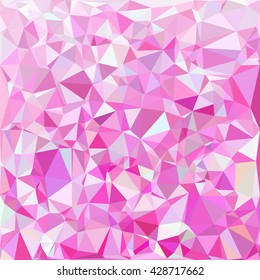 Pink Polygonal Mosaic Background, Creative Design Templates