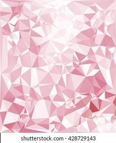 Pink Polygonal Mosaic Background, Creative Design Templates