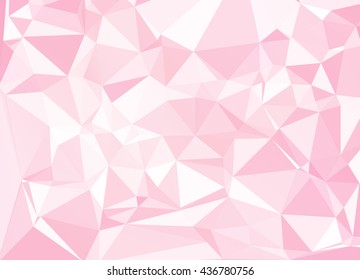 Pink Polygonal Mosaic Background, Creative Design Templates