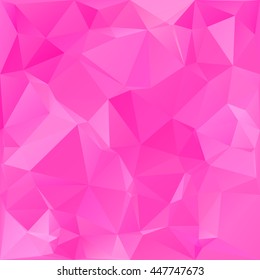Pink Polygonal Mosaic Background, Creative Design Templates