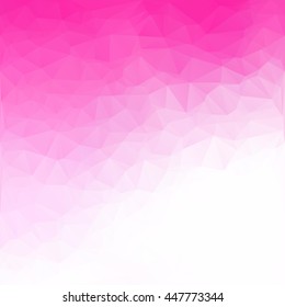 Pink Polygonal Mosaic Background, Creative Design Templates