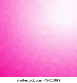 Pink Polygonal Mosaic Background, Creative Design Templates