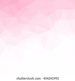 Pink Polygonal Mosaic Background, Creative Design Templates
