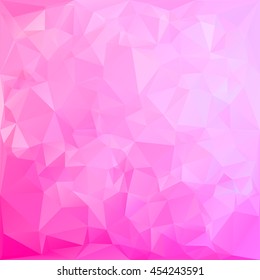 Pink Polygonal Mosaic Background, Creative Design Templates