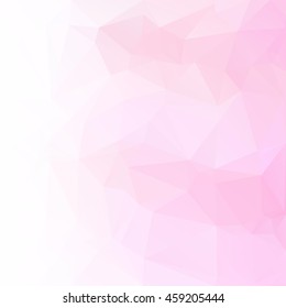 Pink Polygonal Mosaic Background, Creative Design Templates