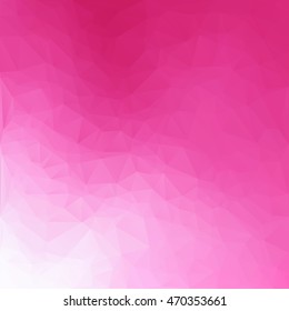 Pink Polygonal Mosaic Background, Creative Design Templates