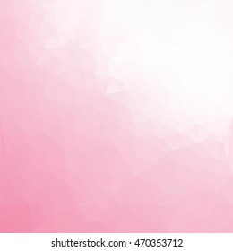 Pink Polygonal Mosaic Background, Creative Design Templates