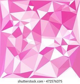 Pink Polygonal Mosaic Background, Creative Design Templates