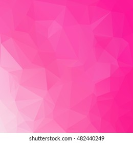 Pink Polygonal Mosaic Background, Creative Design Templates