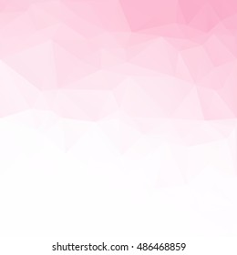 Pink Polygonal Mosaic Background, Creative Design Templates