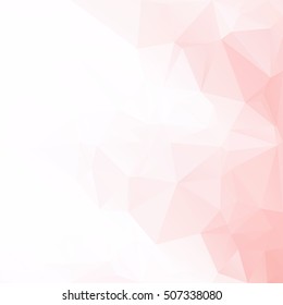 Pink Polygonal Mosaic Background, Creative Design Templates