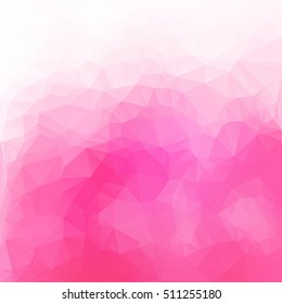 Pink Polygonal Mosaic Background, Creative Design Templates