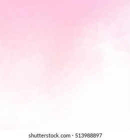 Pink Polygonal Mosaic Background, Creative Design Templates