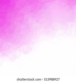 Pink Polygonal Mosaic Background, Creative Design Templates