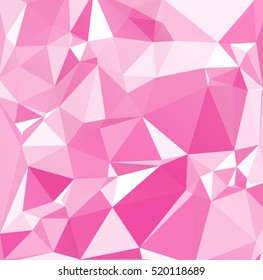 Pink Polygonal Mosaic Background, Creative Design Templates