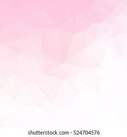 Pink Polygonal Mosaic Background, Creative Design Templates