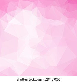 Fondo de mosaico policonal rosa, plantillas de diseño creativas